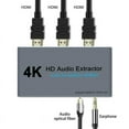 thumbnail image 3 of AMERTEER 4K HD Audio Extractor With HD Splitter, 3 of 7