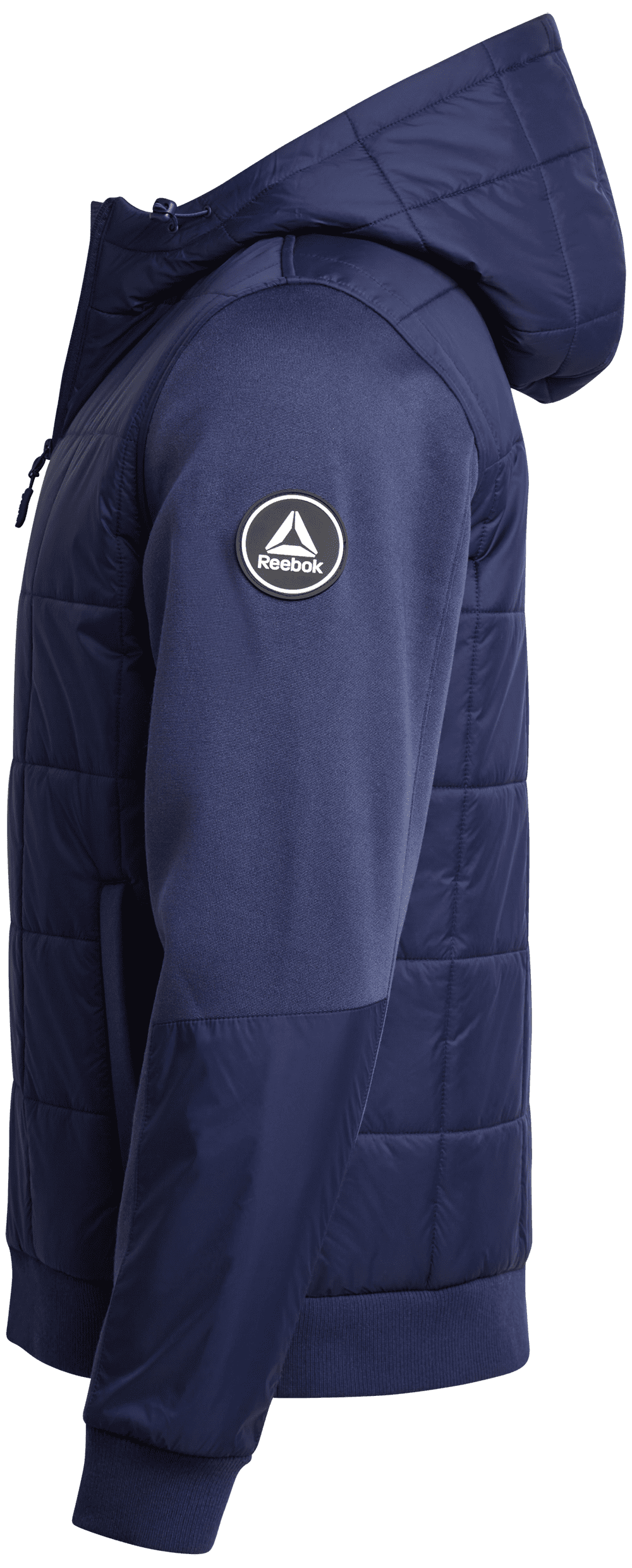 Reebok Men's and Big Men's Quilted Mixed Media Jacket, Sizes S-3XL