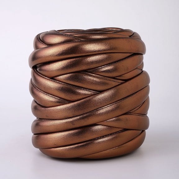 XmhyTop-A Chunky Yarn 500g Giant Crochet Yarn, Extra Thick Polyester Yarn for Weaving, Braided Blankets Home Decor Crafts, Jumbo Craft Yarn,Brown