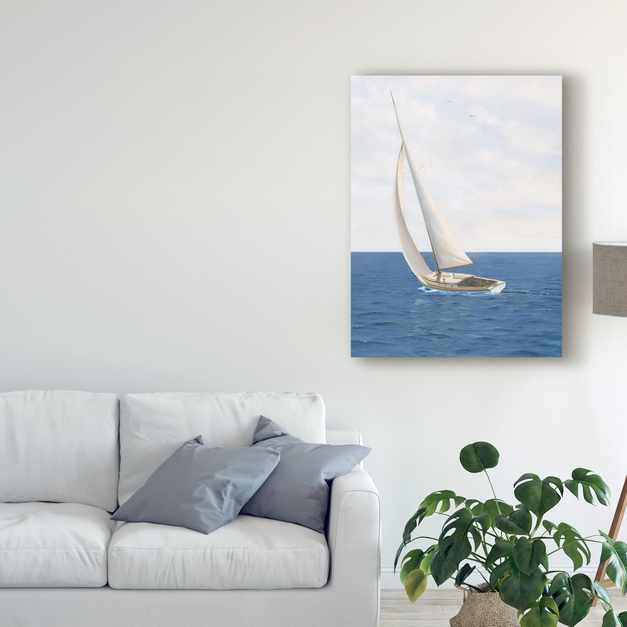 Trademark Fine Art 'A Day at Sea II' Canvas Art by James Wiens