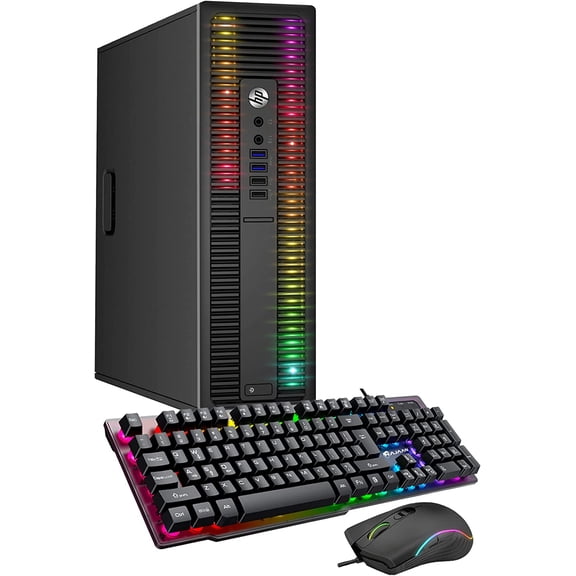 Restored HP PRODESK 600G2 Desktop PC, Core i5-6500 3.2GHz, 8G RAM, 256G SSD, Keyboard Mouse, Windows 11 Pro