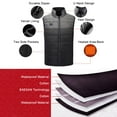 thumbnail image 6 of Gomelly Electric Waistcoat for Men Heated Vest Sleeveless Tank Winter Warm Jacket Coat  Black 4XL, 6 of 9