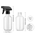 thumbnail image 2 of Botellas de aerosol KREMORV de plástico de 300 ml, recargables con boquilla ajustable, 2 of 7
