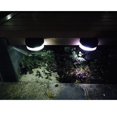 thumbnail image 2 of Luz de valla LED con energía solar al aire libre Jardín Escaleras Paso Gazebo Lámpara Decoración Negro Zulema luz de la cerca al aire libre, 2 of 6