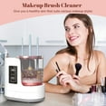 thumbnail image 5 of 3-in-1 Makeup Brush Cleaner Machine & Dryer, Electric Automatic Brush Washer with Holder, USB-C Touch Control, One-Button Cleaning, Portable Cosmetic Brush Cleaner, Fits Most Sizes, 5 of 9