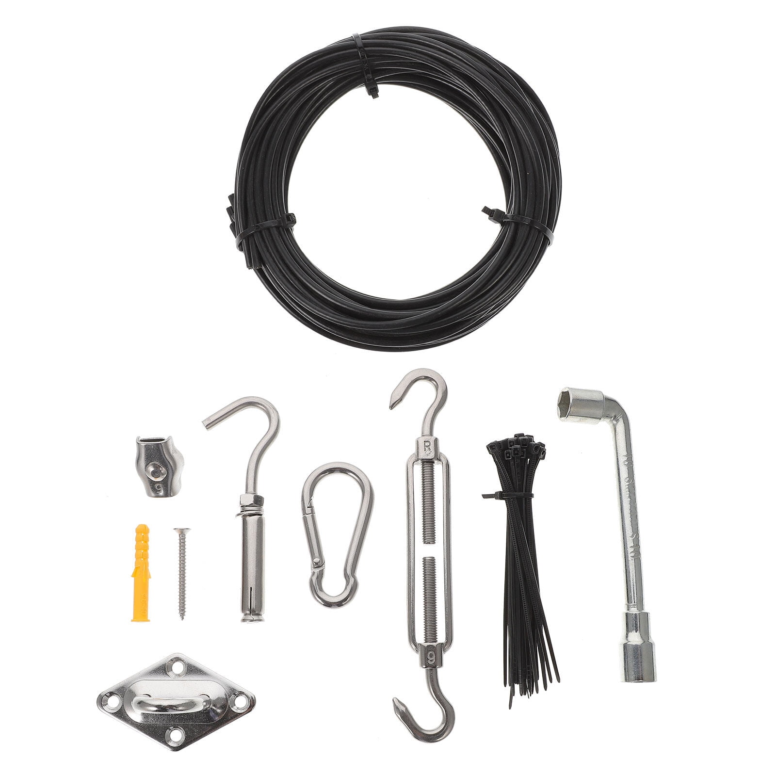 NUOLUX 1 Set Extension Wire Ropes Shade Sails Installation Kits Sun