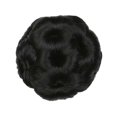 thumbnail image 2 of Xinyolin Faux Synthetic Hair Bun Extension Elastic Wavy Bridal Donut Chignon Hairpiece, 2 of 5
