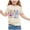 /c88Beige486, variant on WEIGFI Toddler Kid Girls Back To School Tee Kindergarten First Day Of School Clothes Floral Print Letter Graphic Short Sleeve Crew Neck Casual Daily Wear Summer Sweet Beach Tops,Beige,3-4 Years
