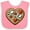 Pink and White, variant on Inktastic Pizza Lover Funny Chef Boys or Girls Baby Bib