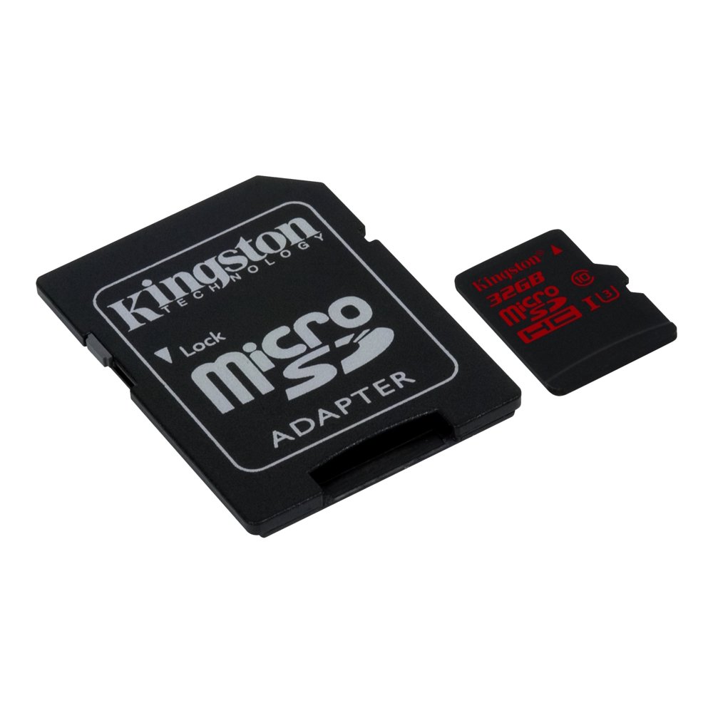 Kingston Flash memory card (microSDHC to SD adapter included) 32