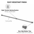 thumbnail image 5 of Tendance Evideco Shower Curtain Adjustable Tension Rod From 28 to 47 Silver, 5 of 9