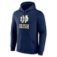 thumbnail image 2 of Men's Navy Notre Dame Fighting Irish Logo Pullover Hoodie, 2 of 3