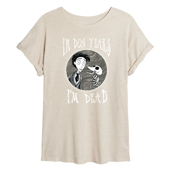 Corpse Bride - I'm Dead In Dog Years - Juniors Ideal Flowy Muscle T-Shirt