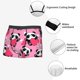 thumbnail image 3 of Fotbe Panda Heart Valentine Pink Calzoncillos Tipo Boxer con Bolsa de Soporte Total para Hombre, X-Temp Fresco, Transpirable y de Secado Rápido-Small, 3 of 5