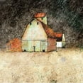 thumbnail image 2 of Mabat, Ynon 26x26 White Modern Wood Framed Museum Art Print Titled - Stormy Farm Evening, 2 of 4