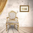 thumbnail image 3 of Martinus Rørbye 18x13 Gold Ornate Wood Frame and Double Matted Museum Art Print Titled - Landscape with Farms (1831 - 1832), 3 of 4