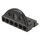 thumbnail image 3 of Puente De Guitarra, Puente De Guitarra Sin Cabeza Negro Diseño Estándar De 6 Cuerdas Metal Duradero Para Instrumento, 3 of 7