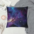 thumbnail image 2 of Creowell  Space Throw Pillow Cushion Cover, Nebula Dark Galaxy Luminous Stars and Cosmic Rays Astronomy Explore Theme, Decorative Accent Pillow Case, 2 of 5