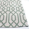 thumbnail image 4 of SAFAVIEH Martha Stewart Delores Geometric Cotton Area Rug, Green/Ivory, 4' x 6', 4 of 12