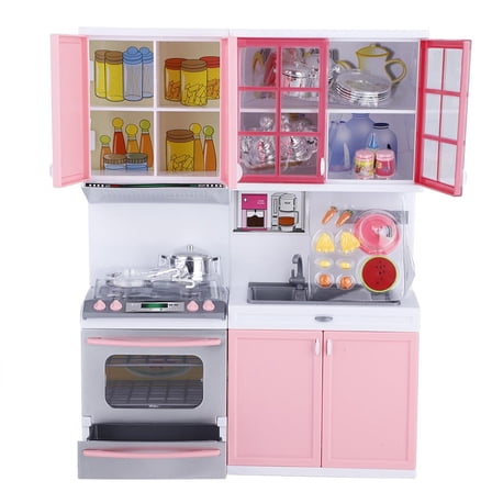 Kitchen Playing House, Tebru Mini Kitchen Pretend Role Play Toy Set Funny Kitchenware Playing House Gifts For Kids Girls, Kitchen Role Play Toys