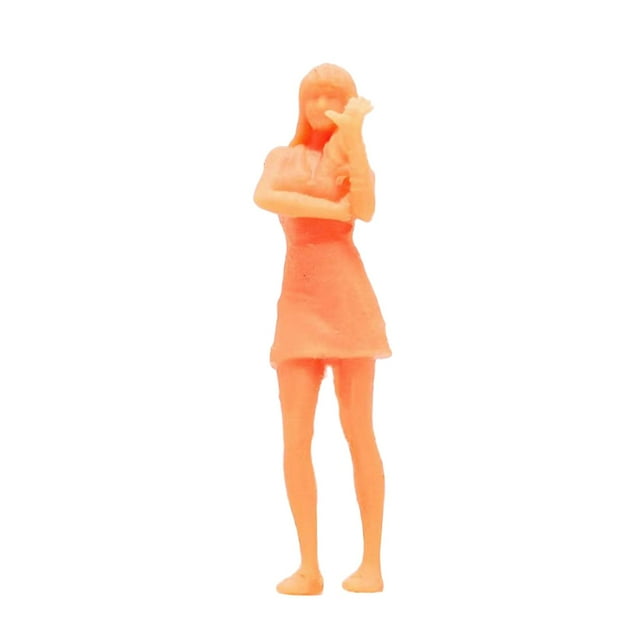 Figuras de niñas en miniatura 1:64 Hugo adorno de mesa de arena figura en miniatura