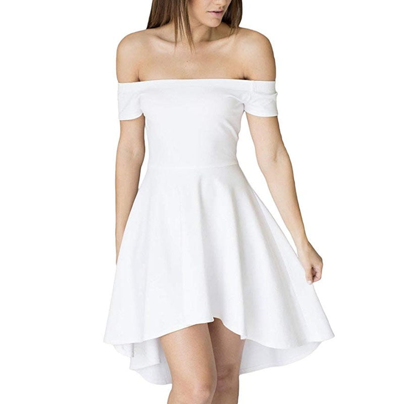 high low skater dress