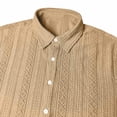 thumbnail image 7 of SOOMLON Short Sleeve Dress Shirts for Men Big and Tall Collar Button down Shirts Jacquard Dress Shirt Casual Weekend Wear, 7 of 7