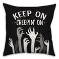 thumbnail image 2 of Creative Products Keep on Creepin on Zombies 18x18 Spun Poly Pillow, 2 of 3