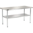 thumbnail image 2 of Global Industrial 430 Stainless Steel Table 30 x 24" Undershelf, 2 of 4