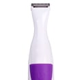 thumbnail image 2 of Nieyigj 2 in 1 Women Epilator Hair Removal Wet Dry Electric Cordless Flexible Head Bikini Trimmer Purple, 2 of 6