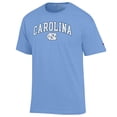 thumbnail image 2 of Men's-Champion  Carolina Blue North Carolina Tar Heels Arch Over Logo T-Shirt, 2 of 3