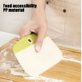 thumbnail image 6 of Snmubt Dough Scraper Flexible Bowl Scraper Bread/Patisserie/Pizza Cutter Multifunctional Baking Tool With Measuring Marks (Green), 6 of 8