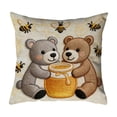thumbnail image 2 of Euaioeiu Cute Animal Pillow Cover Fluffy Embroidery Decorative Throw Pillow Case Soft Accent Cushion Cover for Living Room Sofa Bedroom Decor Festival Home Decor, 2 of 6