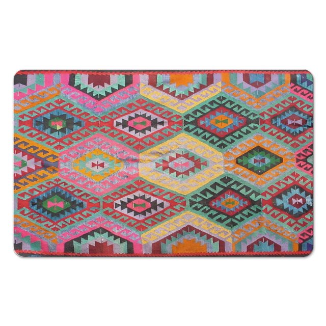 Boho Luxury Bathroom Rugs: Non-Slip, Super Soft, Absorbent, 20x32in Bath Mat - Machine Washable Floor Mat for an Elegant Bathroom Look