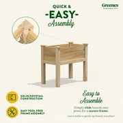 Greenes Fence 32 L x 16 W x 31 H Original Cedar Elevated Garden Bed
