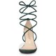 thumbnail image 2 of Sandalias De Tacón Correa Transparente Tacón De Bloque Cordón Arriba Para Mujer Verde oscuro 37, 2 of 6