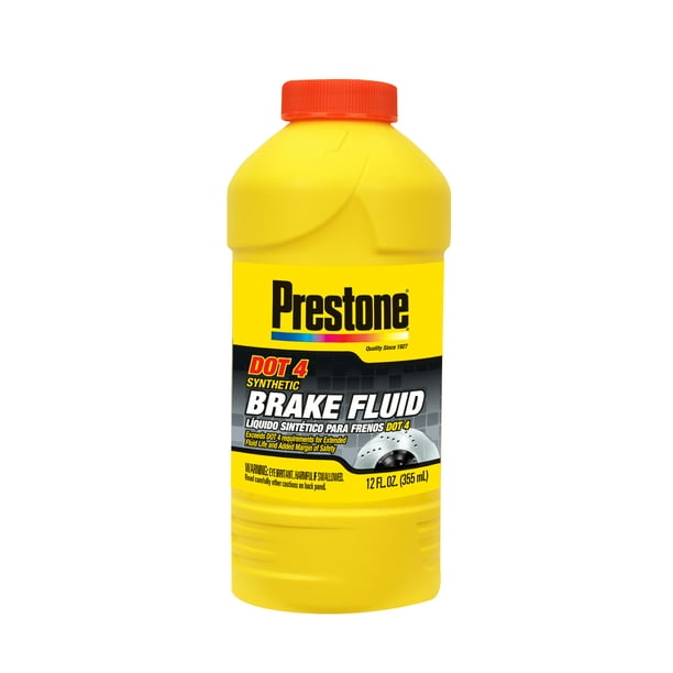 Prestone DOT 4 Synthetic Brake Fluid, 12 fl oz