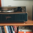 thumbnail image 4 of Syitren Paron Tocadiscos Tocadiscos Vintage para Discos de Vinilo con Altavoces Integrados Bluetooth Fonógrafo Retro Madera Nogal, 4 of 5