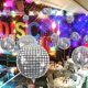 thumbnail image 4 of 20 globos de bola de discoteca de diferentes tamaños: globos de discoteca grandes 4D de 32 pulgadas, 22 pulgadas, 10 pulgadas, globos de Mylar redondos metálicos plateados surtidos para cump, 4 of 5