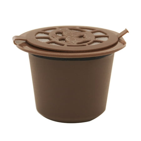 

NIUREDLTD Refillable Reusable Coffee Capsules Pods For Nespresso Machines Filter