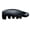 Black#2, variant on Hair Claw Clips Leopard Print Matte Hair Claw Ponytail Fixing Artifact Acrylic Hair Barrette Strong Hold Non Slip Clip Back of Head Hair Shark Clip for Women Girl Hair Accessories(Black)