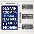 thumbnail image 2 of Metal Sign Hot Tub Rules Tin Sign Vintage Bar Home Bathroom Pool and Patio Decor Wall Decoration Tin Sign 12x8 Inches, 2 of 5