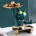 thumbnail image 3 of Escultura de Francés, estatua de perro, almacenamiento de tículos diversos, figurita de Animal, organizador de escritorio pa decoración Sunnimix llavero de estatua de resina, 3 of 7