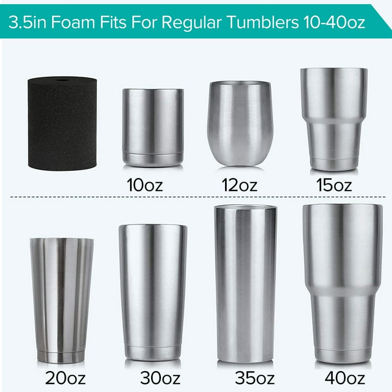 4 x Cup Turner Foam-Black - Walmart.com