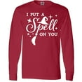 thumbnail image 3 of Inktastic I Put a Spell on You- Halloween Magic Long Sleeve T-Shirt, 3 of 5