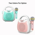 thumbnail image 1 of Machine Karaoke Machine Rechargeable Portable Karaoke Speaker with Microphone BT/Memory Card/USB Connectivity Lights for Boys Girls, 1 of 7