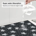 thumbnail image 3 of Goofa Dish Drying Mat Super Absorbent Drying Mat Large Dish Drying Mats for Kitchen Counter Easy Clean Dish Mat Kitchen Drying Mat 16" x 18" ( Turtle ), 3 of 6