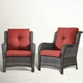 thumbnail image 3 of POCASSY Wicker Rattan Outdoor Chairs, 3 of 11