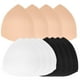 thumbnail image 3 of WORGEOUS 6 pares de sujetadores removibles para mujer, almohadillas esponjosas para sujetador, almohadillas para trajes de baño, deportes, Color de piel blanco y negro, 3 of 8