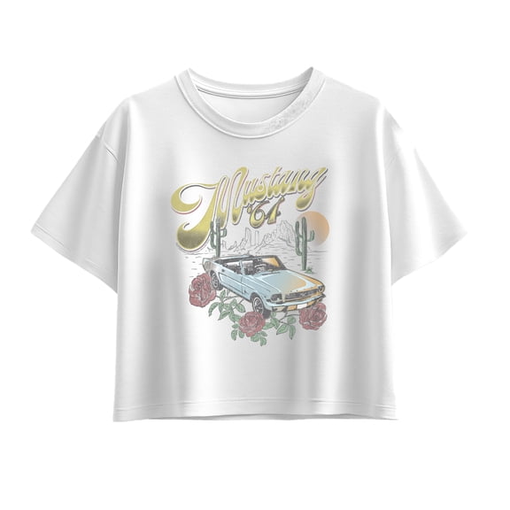 Ford - Mustang 64 - Youth Girls Boxy T-Shirt